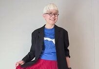 【70代マダム】「UNIQLOジャケット」着回しコーデが素敵。600円の古着スカートの合わせ方が勉強になる！