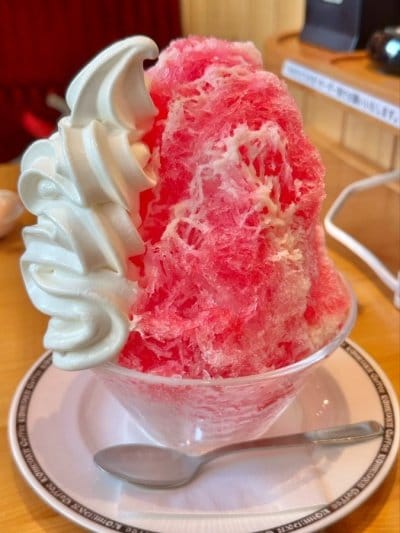 食べる前のかき氷