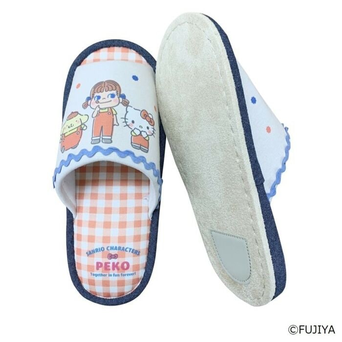 ペコちゃん×サンリオコラボ スリッパ