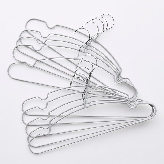 出所：ダイソー公式　ノンスリップハンガー（10本、GY）
