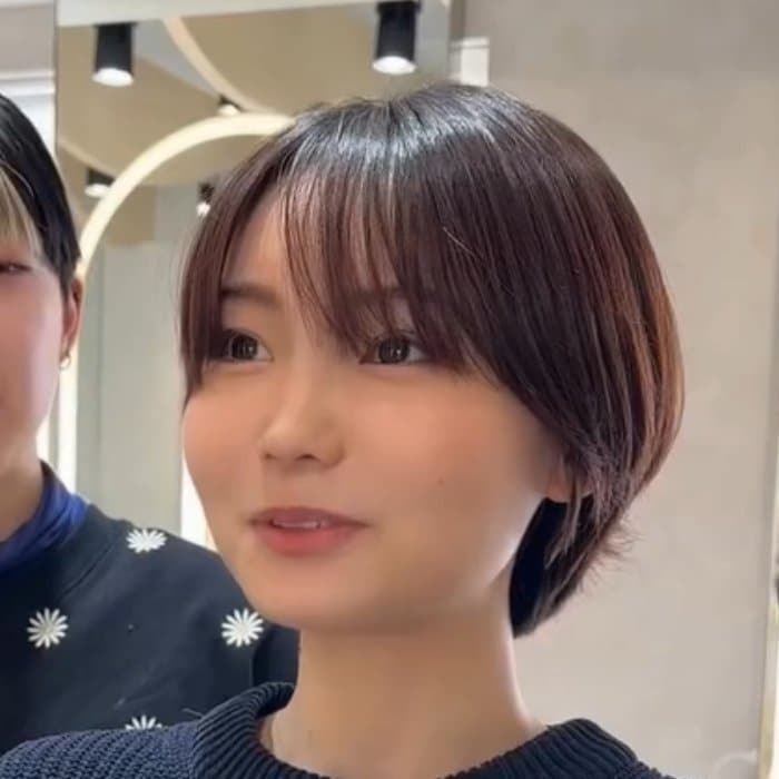 【大変身】「髪がもさっと広がる」と気にする女性がショートでイメチェン！コンパクトな仕上がりに笑顔