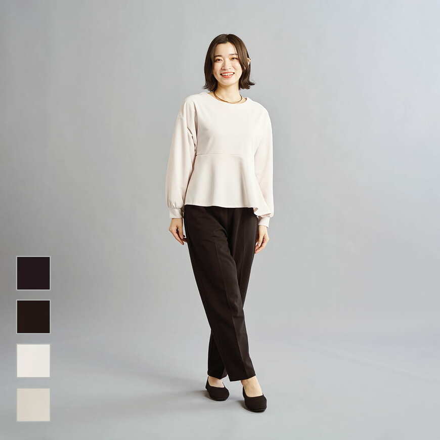 出所：ワークマン公式オンラインストア　レディースハレナリーペプラムプルオーバー