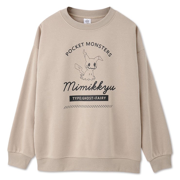 出所：しまむら公式オンラインストア レディース　キャラクター裏シャギートレーナー（ポケモン）