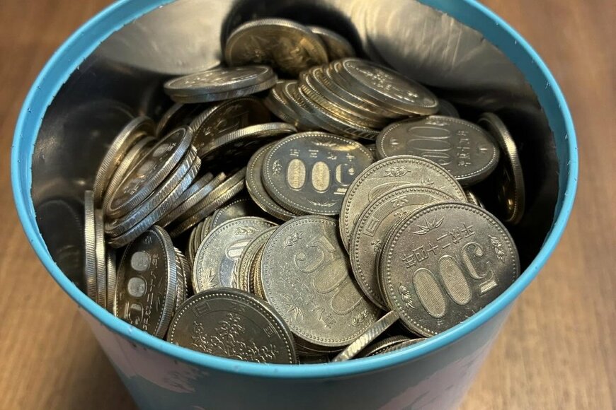 500円玉貯金をコツコツ継続した結果　半年間で貯まった金額に思わず目を疑う