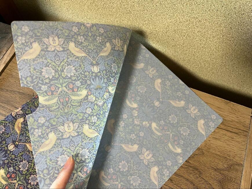 筆者撮影（セリア、A4クリアホルダー）