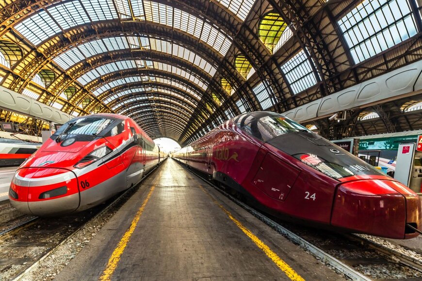 【イタリアの鉄道旅行】高速列車「フレッチャロッサ」と「イタロ」はどちらがお得？