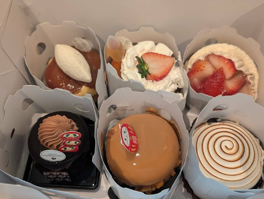 いただきもののケーキ