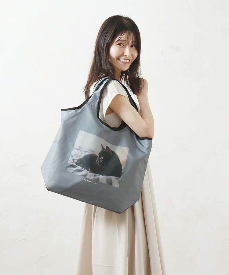 ブルーブルーエ公式　CAT DAY保冷保温コンパクトエコバッグ