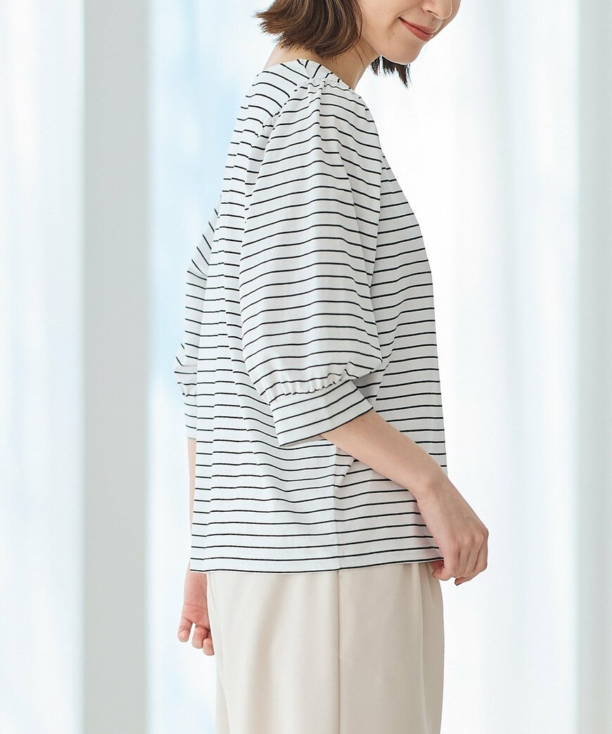 ハニーズ公式　ボリューム６分袖トップス