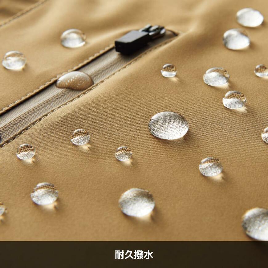 ワークマン　レディース高撥水フーデッドロングレイン