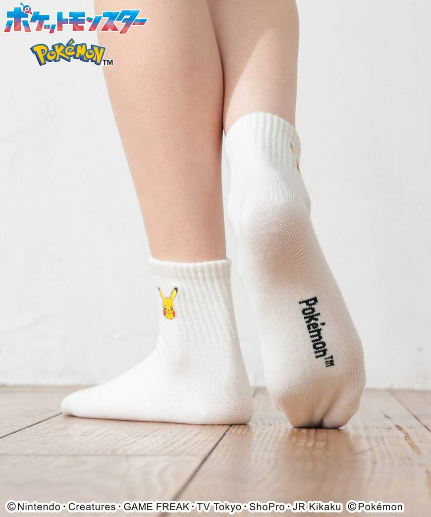 ポケモン/ソックス(白)