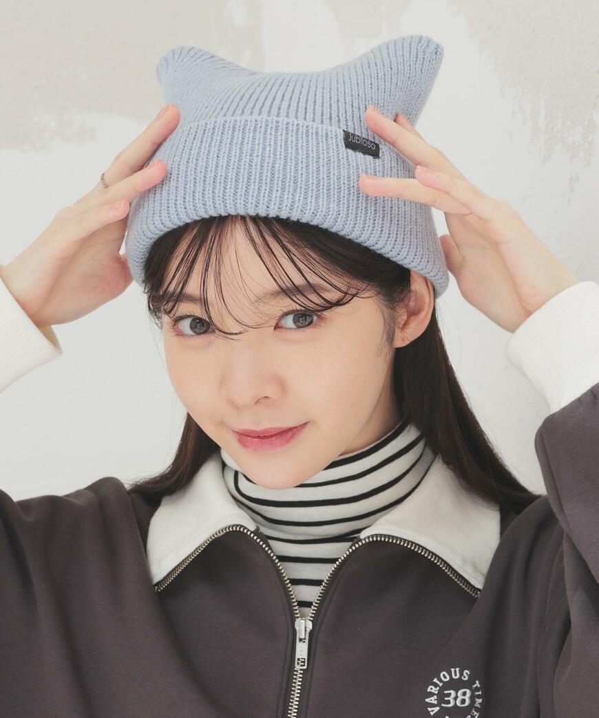 ハニーズ公式通販 ネコ耳ニット帽の画像