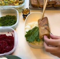 仕事に行きたくない彼氏に作る「ド級の春巻き弁当」に驚き！