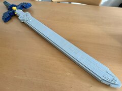 13歳息子がテスト前に作った「レゴブロックのマスターソード」 ゲームの世界を再現した武器がたまらない