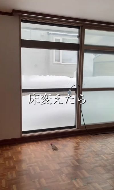変身前の床