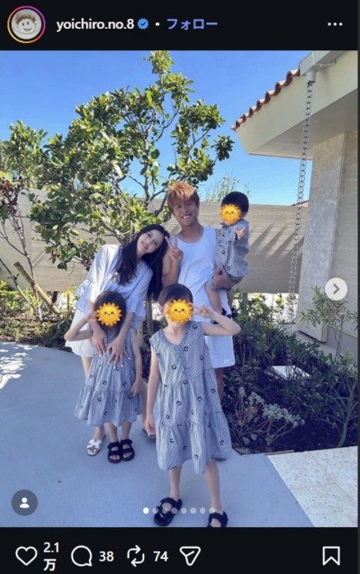 柿谷曜一朗氏のInstagram投稿