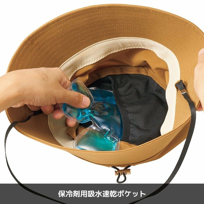 頭頂部を直接クールダウンできるという仕掛け
