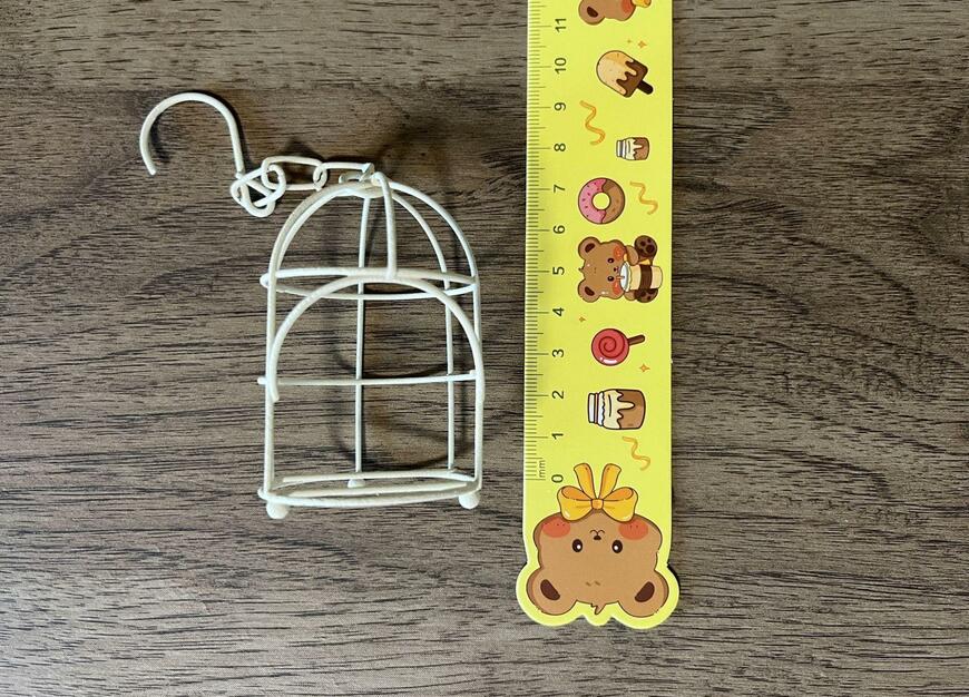 筆者撮影（セリア、アンティーク調アイアンバードハウス）