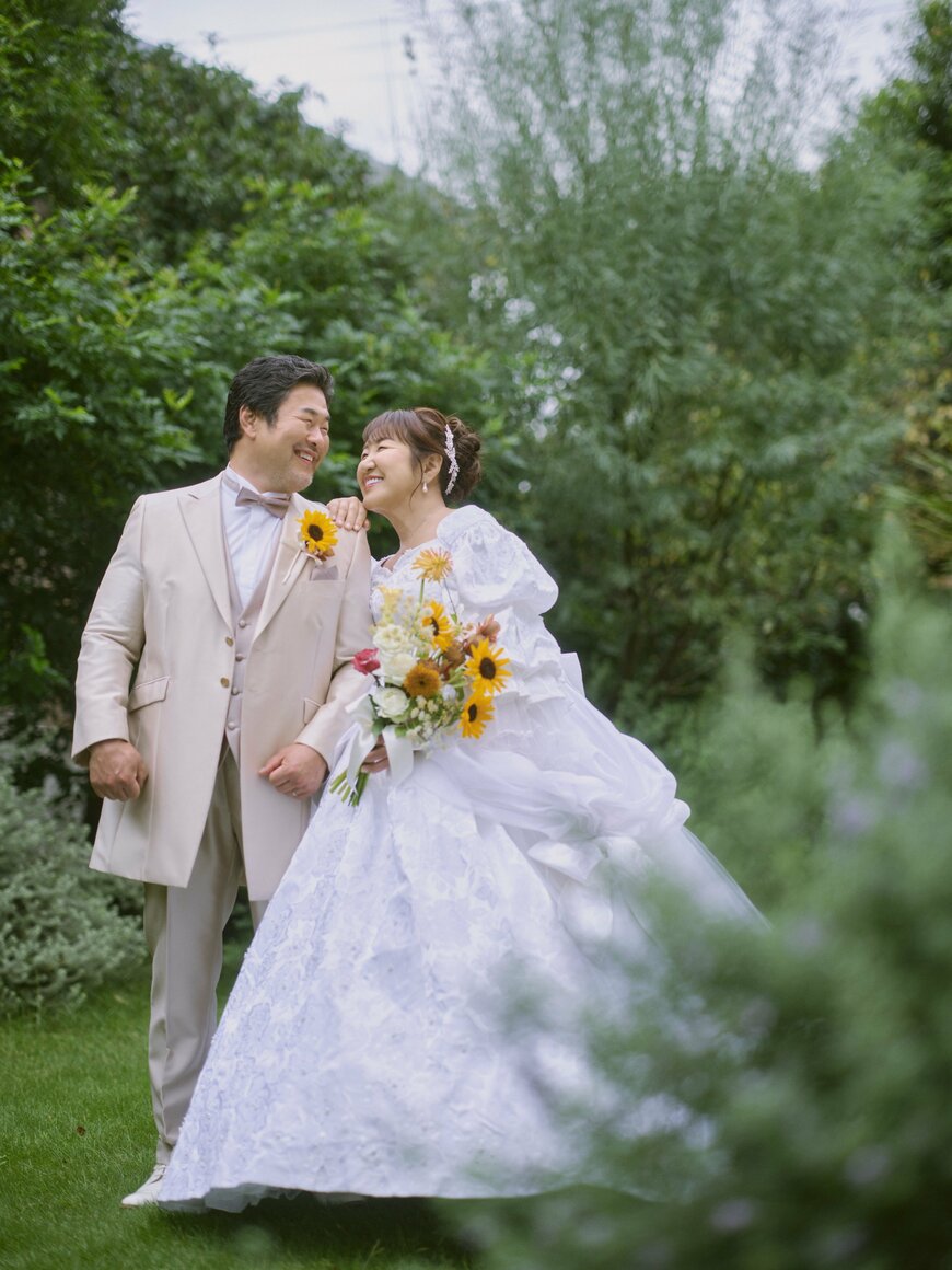 出所：株式会社リクルート「結婚30周年を前に思い出のドレス姿披露 夫妻の歩み振り返る『扉を開けては一生懸命前に進んできた』『ゼクシィ』で佐々木 健介さん、北斗 晶さん夫妻がバウリニューアル」