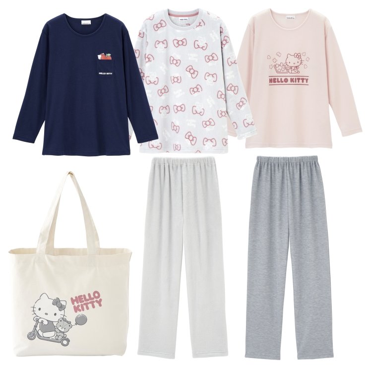 出所：しまむら公式オンラインストア レディース キャラクタールームウェアハッピーバッグ【4点セット】