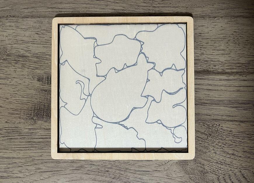 筆者撮影（キャンドゥ、木製パズル　水族館）