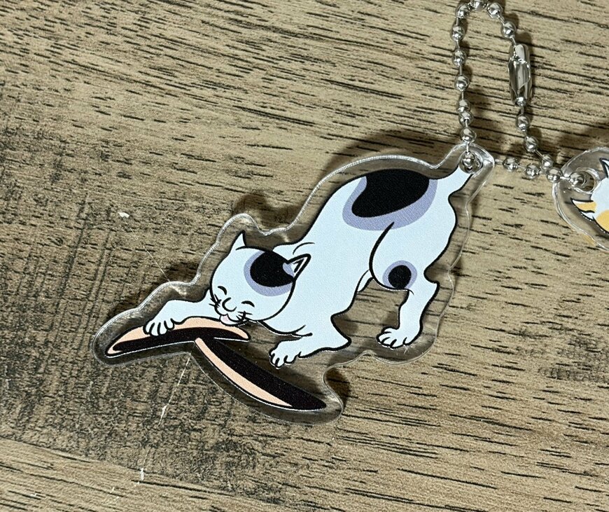 筆者撮影（キャンドゥ、ミニキーホルダー猫柄）