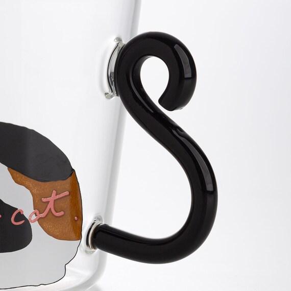 出所：ニトリ公式通販 ニトリネット 耐熱ガラスマグ　ミケネコ(319139-2)