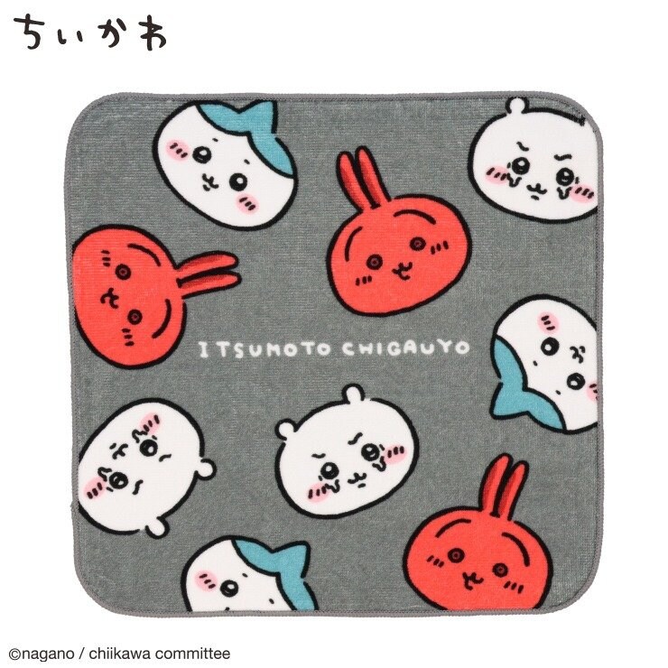 出所：しまむら 公式オンラインストア ハンカチ（ちいかわ）※ダークグレー