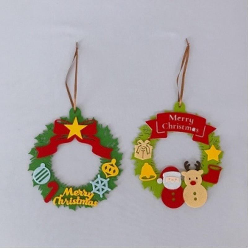 出所：キャンドゥネットショップ 23XMASフェルトリース