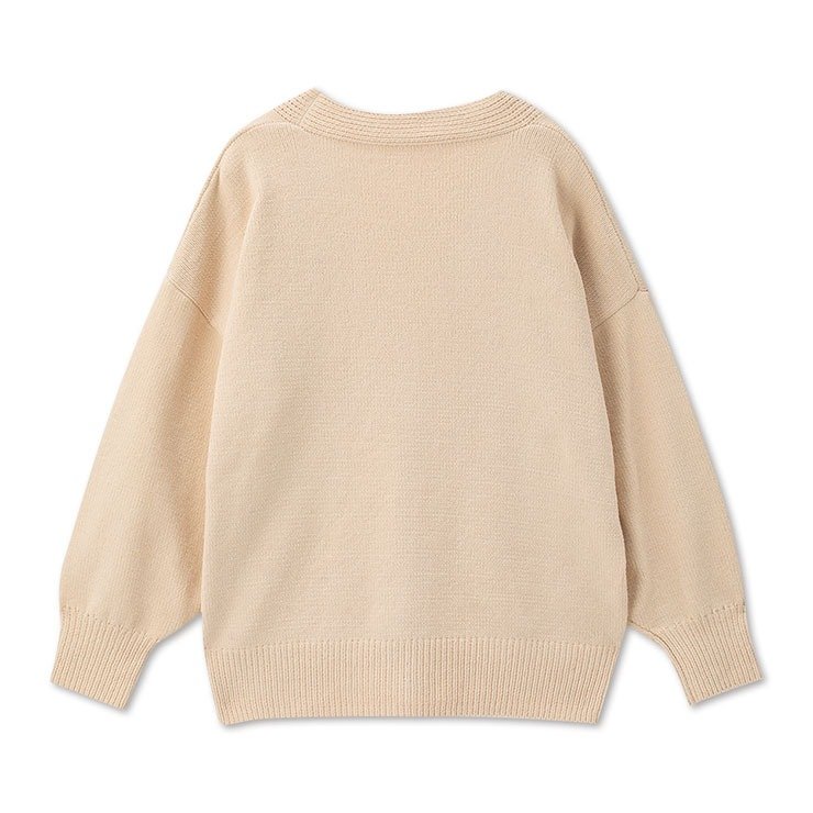 しまむら公式　レディース　ニットカーディガン（ちいかわ）背面画像