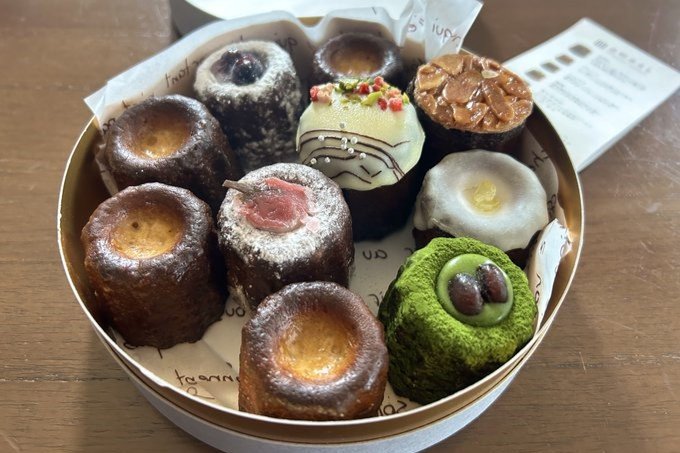 日本で購入したカヌレ