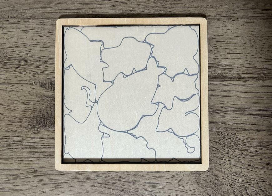 キャンドゥ、木製パズル　水族館　画像