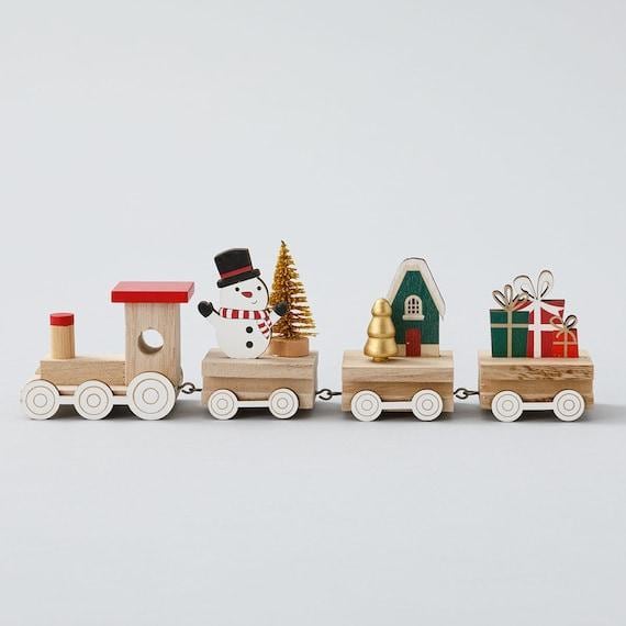 ニトリ、オーナメント(ウッドトレイン n4BT)商品画像