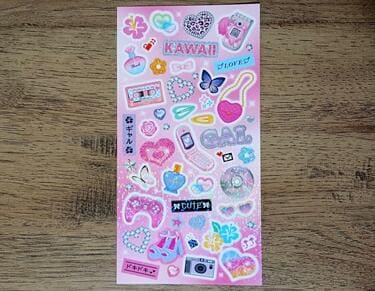 サンリオ - 【新品未使用】平成レトロ　シール　キキララ　4枚セット　ぷっくりシール　サンリオ 新品未使用】平成レトロ シール キキララ 4枚セット ぷっくり