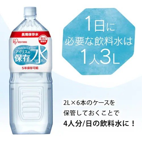 家に置く備蓄水としてまとめて用意しておきたい場合におすすめ