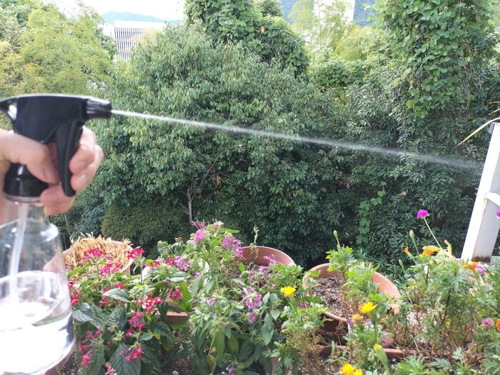 直噴モードは、狙った場所にピンポイントで噴射したい際に便利