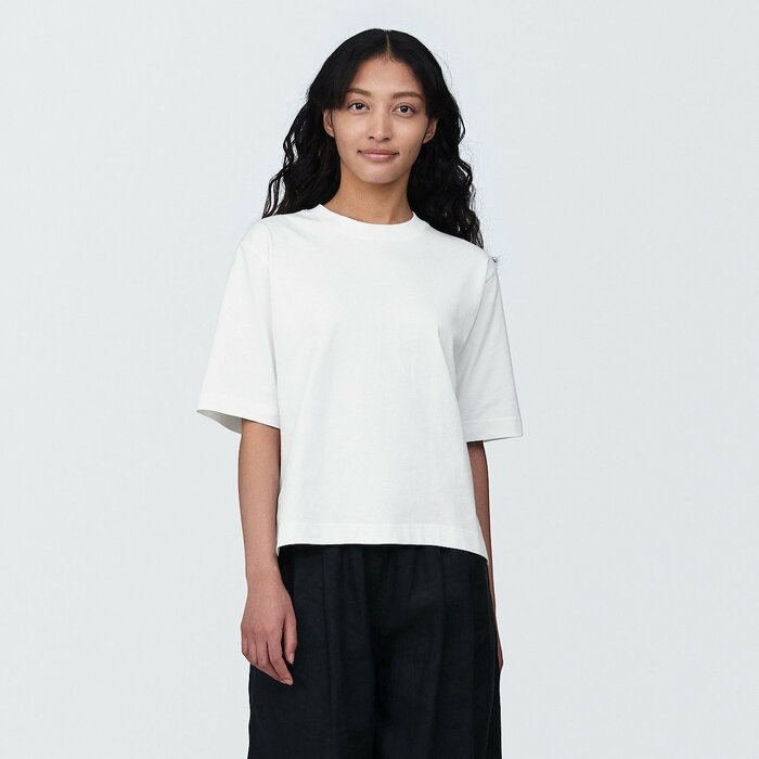 無印良品公式 涼感UVカットワイド半袖Tシャツ