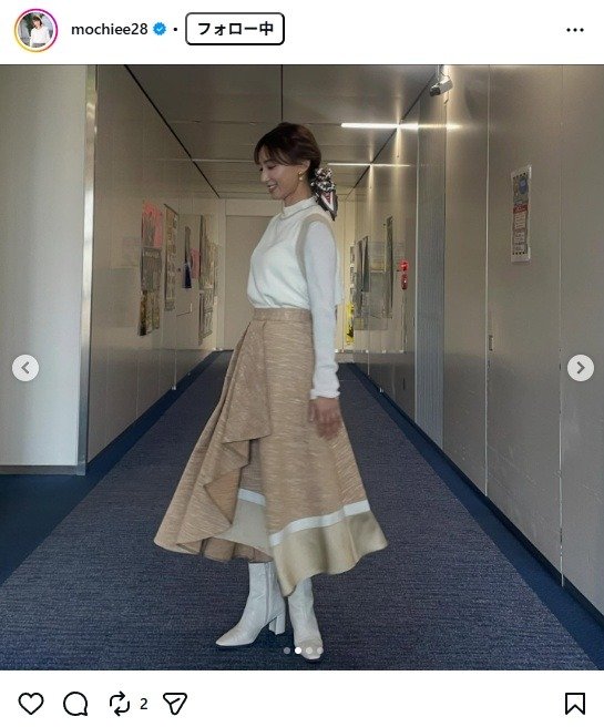 出所：望月理恵のInstagram（＠mochiee28） 参照日：2025年12月23日