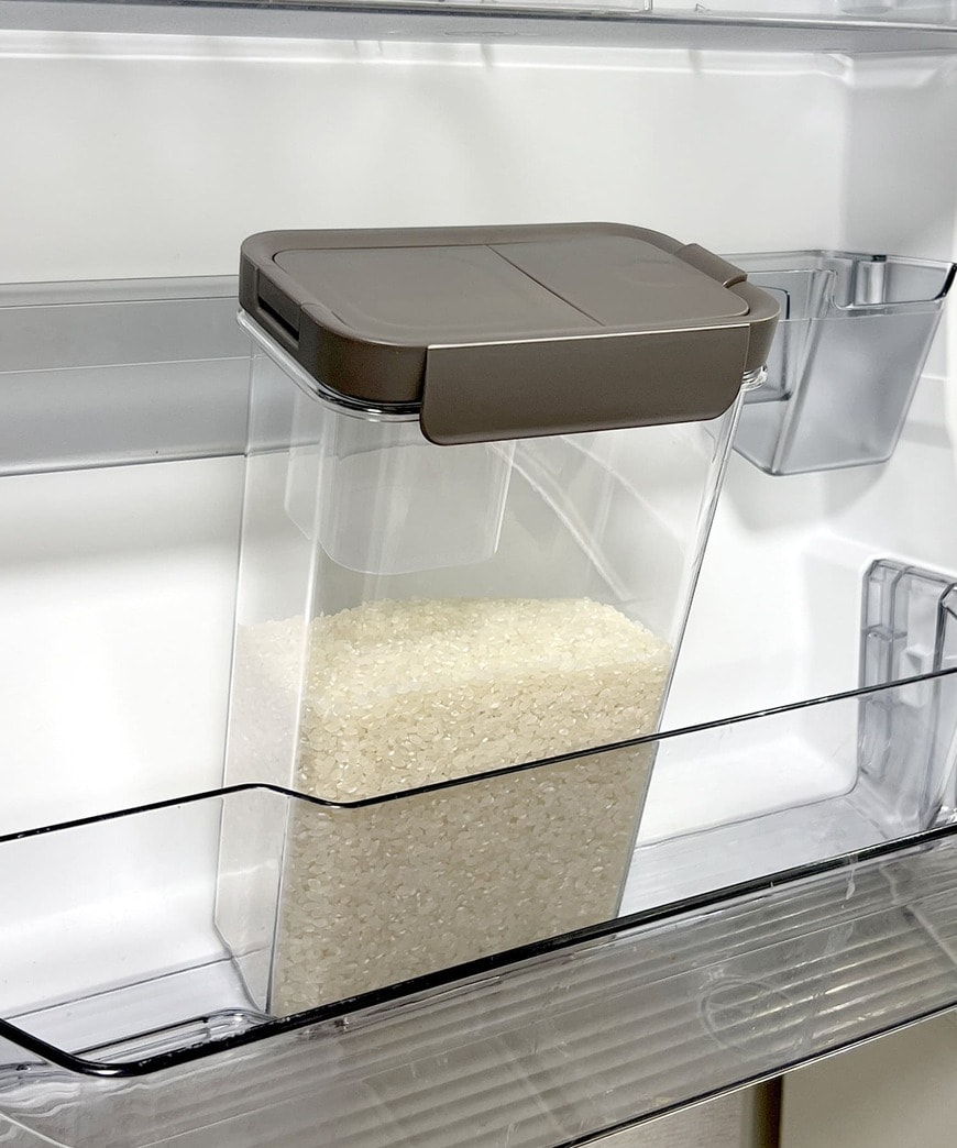 出所：3COINS公式　ライスストッカー／KITINTO