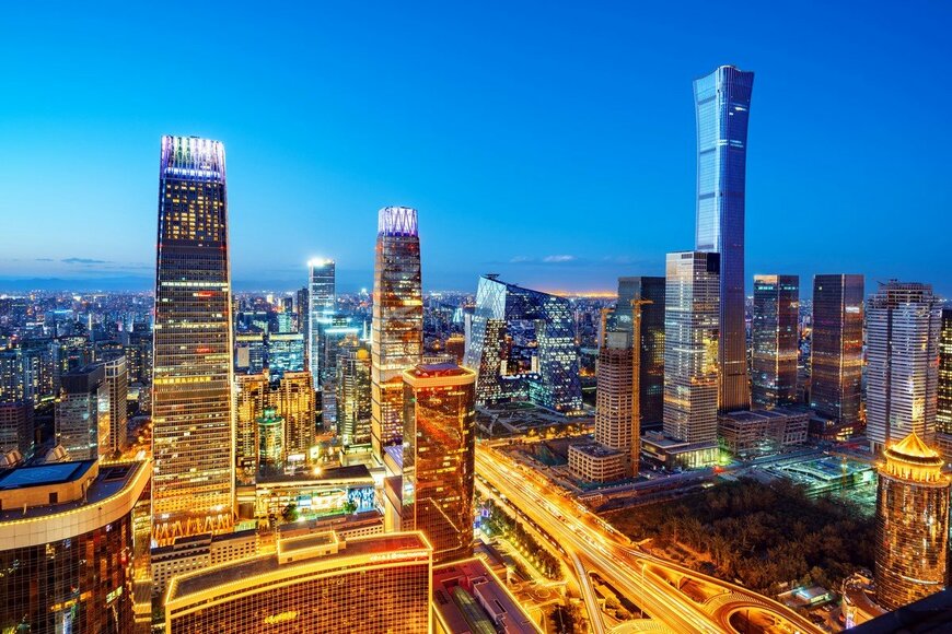 中国・北京の夜景