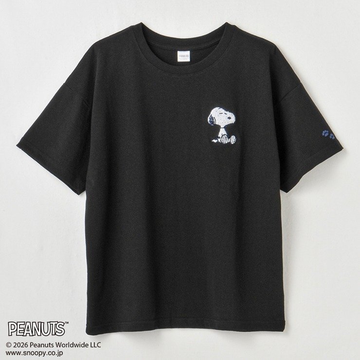出所：しまむらパーク レディース 半袖Tシャツ（PEANUTS）