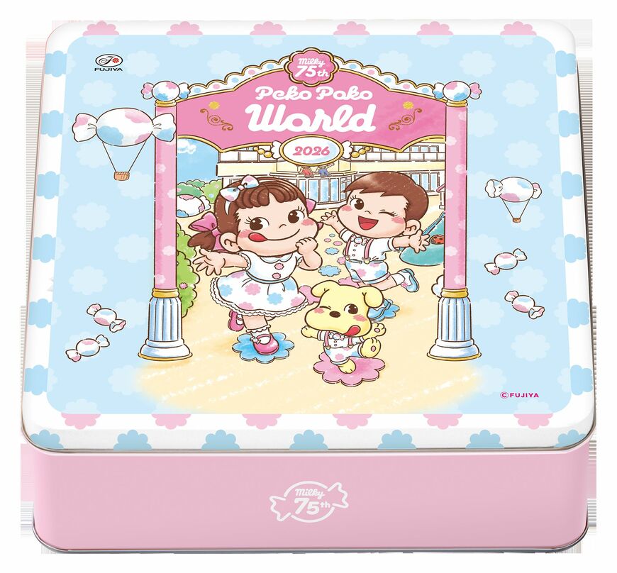 株式会社不二家　ペコちゃんおたのしみ缶