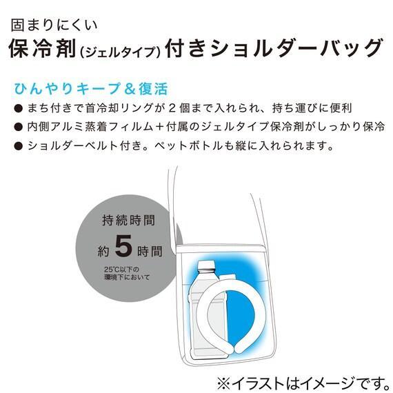 固まりにくい保冷剤付きショルダーバッグ(neBK)