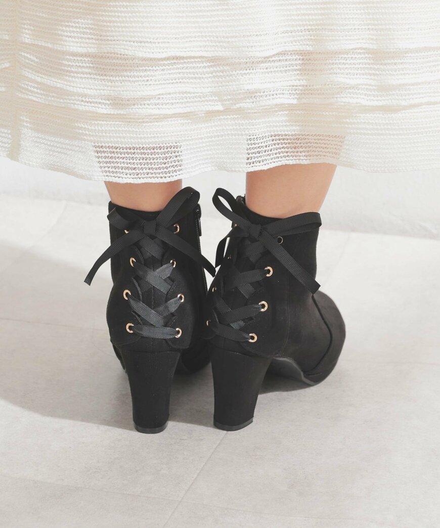 ハニーズバックレースアップブーツ