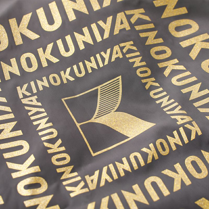 紀ノ国屋公式 まとまる保冷バッグ ゴールドリーフ(ロゴ:ラメあり) 画像