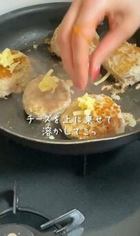【約20分で完成】よく食べる同棲中の彼に送る「豆腐バーグのチーズのっけ弁当」がボリューム満点
