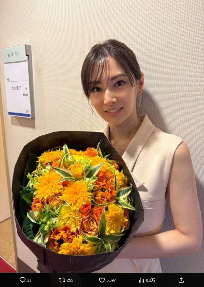 出所：北川景子のX（＠KKeiko_official）参照日：2025年8月7日