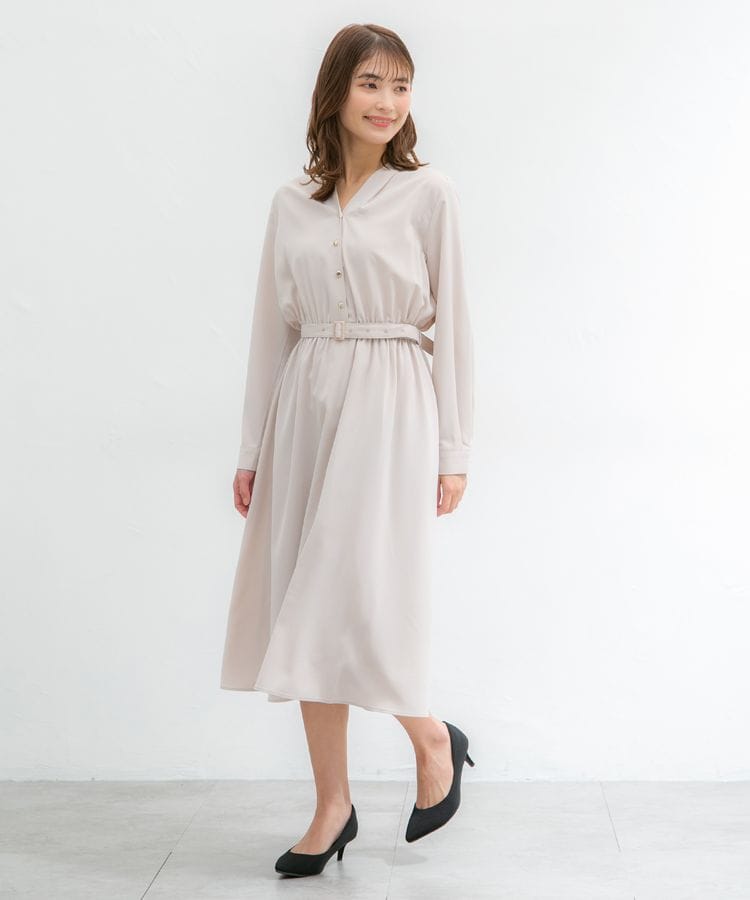 出所：ハニーズ公式通販 金釦使いワンピース