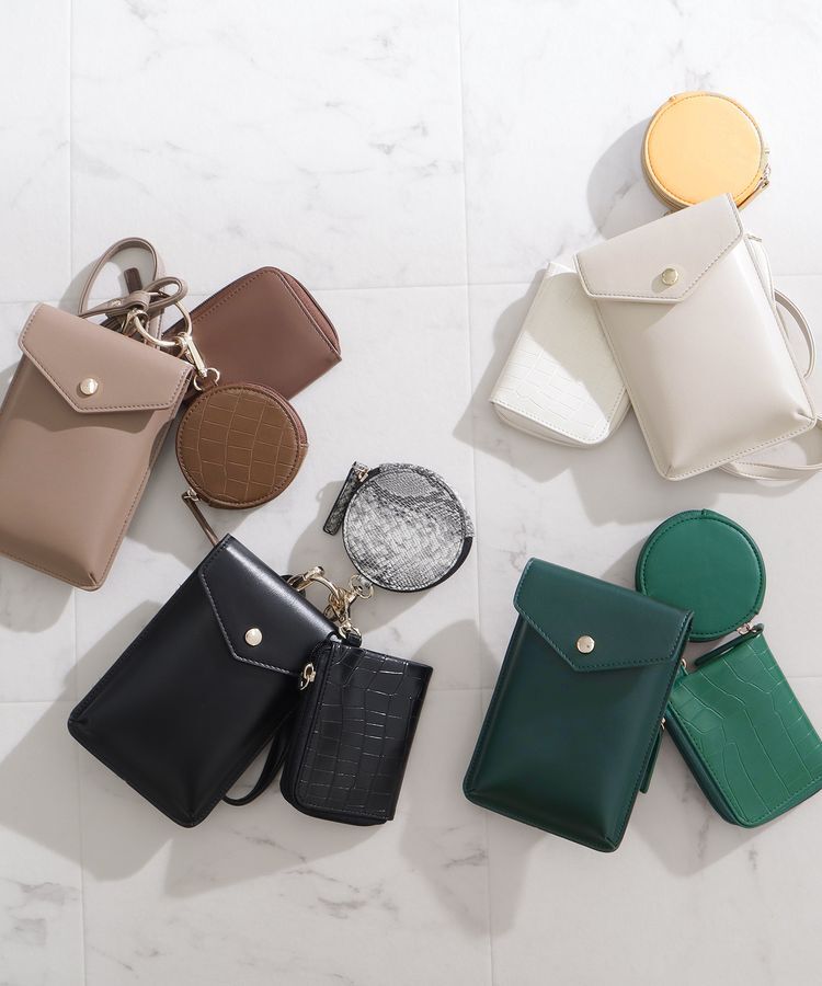 出所：ハニーズ　3連マルチショルダー