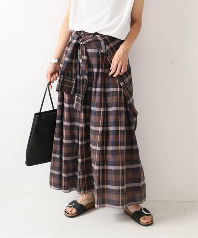 FRAMeWORK - チェックタックスカート ¥14,040（税込）